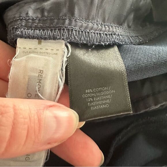 Ann Taylor Curvy Fit Classic Dark Navy Trousers Size 4 Tall Professional Career - Picture 9 of 15